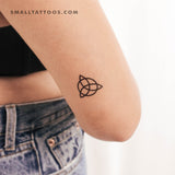 Small Trinity Knot Temporary Tattoo - Set of 3