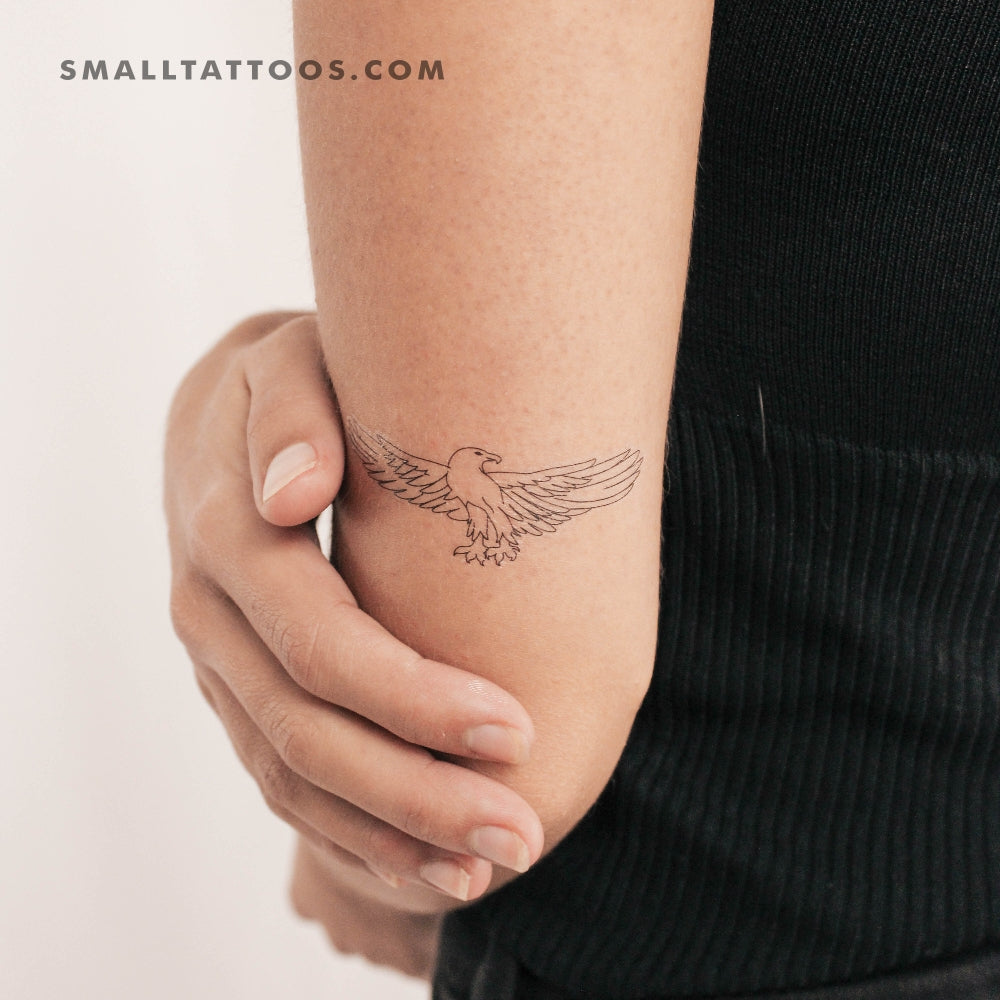 Tatuaje temporal de águila de Zambia - Juego de 3