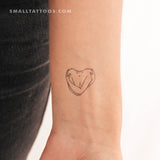 Love Myself Symbol Temporary Tattoo - Set of 3