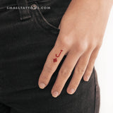 Jack Of Diamonds Temporary Tattoo - Set of 3