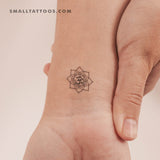 Om Mandala Temporary Tattoo (Set of 3)