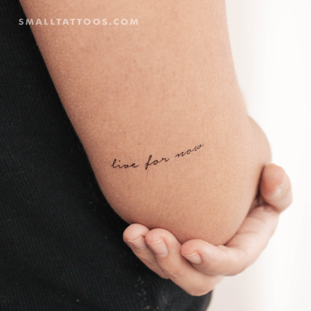 Live For Now Temporary Tattoo (Set of 3)