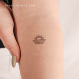 Sea Sun Temporary Tattoo (Set of 3)