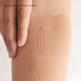 Surfboard Temporary Tattoo (Set of 3)