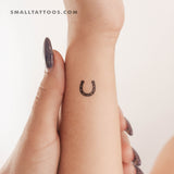Tiny Horseshoe Temporary Tattoo (Set of 3)