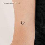 Tiny Horseshoe Temporary Tattoo (Set of 3)