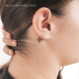Star Ornament Temporary Tattoo (Set of 3)