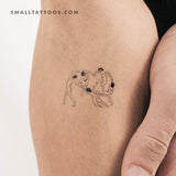 The Dance Temporary Tattoo - Set of 3