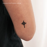 Celtic Cross Temporary Tattoo - Set of 3