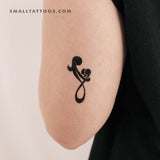 Mother And Two Sons Temporary Tattoo - Set of 3