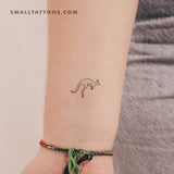 Kangaroo Temporary Tattoo - Set of 3