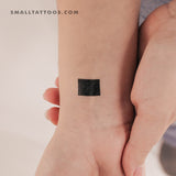 Colorado Map Temporary Tattoo (Set of 3)