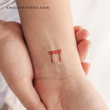 Shinto Shrine Temporary Tattoo (Set of 3)
