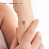 Tennis Raquet Temporary Tattoo - Set of 3