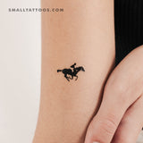 Jockey Temporary Tattoo (Set of 3)