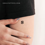 Dollar Sign Temporary Tattoo (Set of 3)