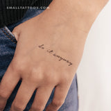 Do It Anyway Temporary Tattoo (Set of 3)
