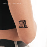 Mad Hatter's Hat Temporary Tattoo (Set of 3)