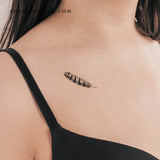 Small Feather Temporary Tattoo (Set of 3)