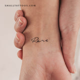 Rare Temporary Tattoo (Set of 3)