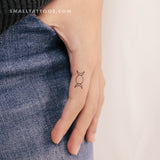 Triple Goddess Symbol Temporary Tattoo (Set of 3)