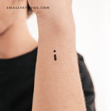 Morse A Temporary Tattoo (Set of 3)
