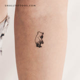 Winnie The Pooh Temporary Tattoo (Set of 3)