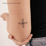 Quaternary Knot Temporary Tattoo (Set of 3)
