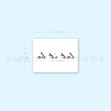 Let It Be Temporary Tattoo (Set of 3)
