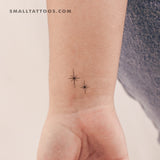 Shining Star Couple Temporary Tattoo (Set of 3)