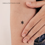 Tiny Star Ornament Temporary Tattoo (Set of 3)