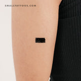 Kansas Map Temporary Tattoo (Set of 3)