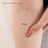 Me Temporary Tattoo (Set of 3)