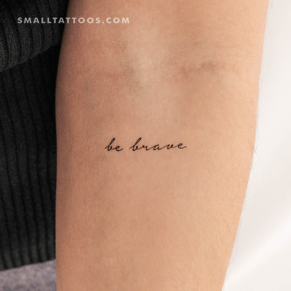 Be Brave Temporary Tattoo (Set of 3)