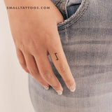 Eihwaz Rune Temporary Tattoo (Set of 3)