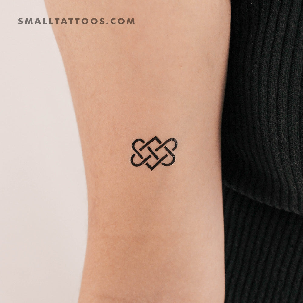 Celtic Love Knot Temporary Tattoo - Set of 3