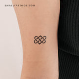 Celtic Love Knot Temporary Tattoo - Set of 3