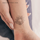 Rising Sun Temporary Tattoo (Set of 3)