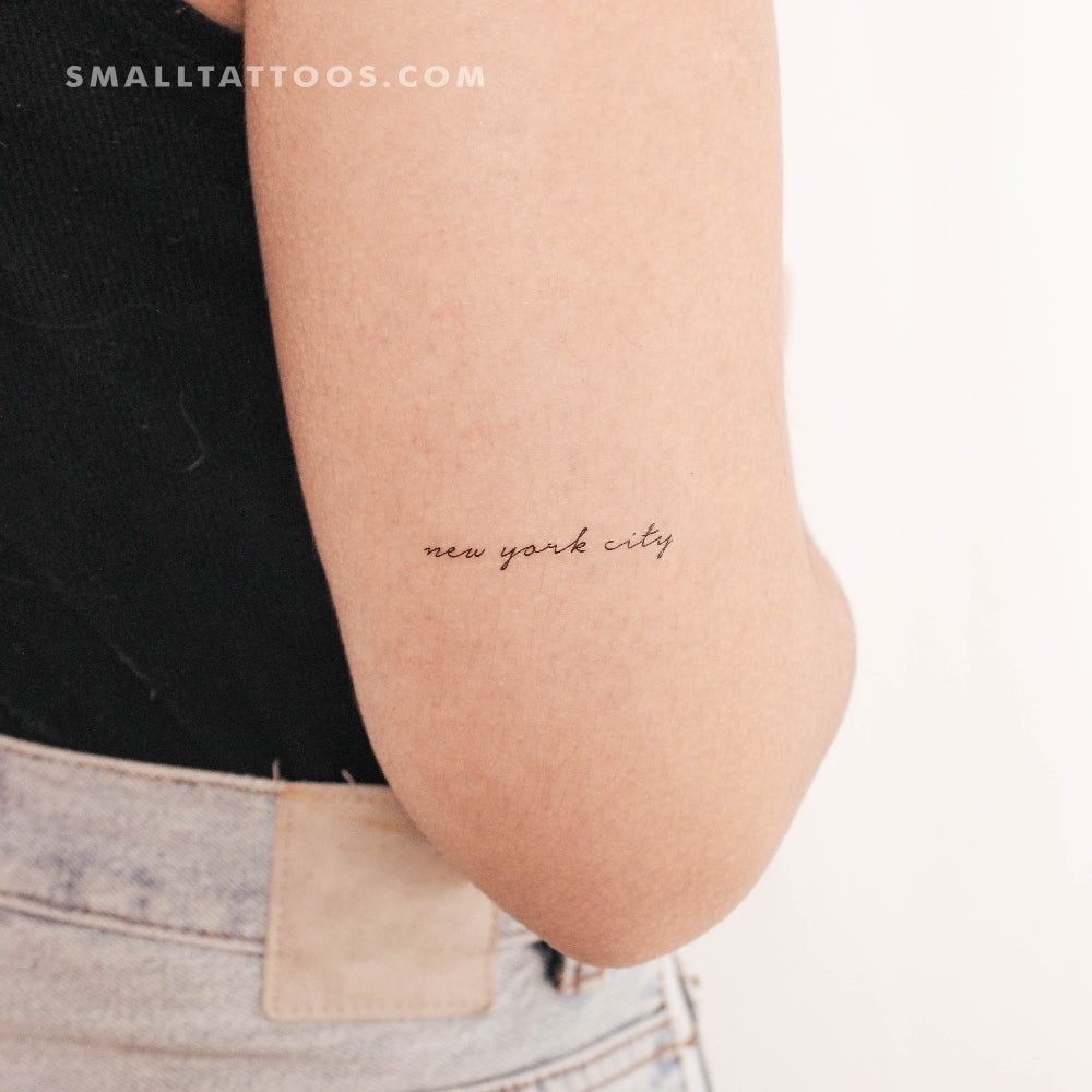 Tatuaje temporal de la ciudad de Nueva York (juego de 3)