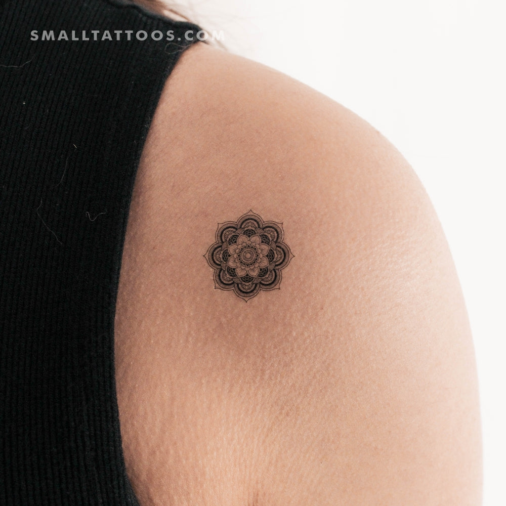 Small Mandala Temporary Tattoo (Set of 3)