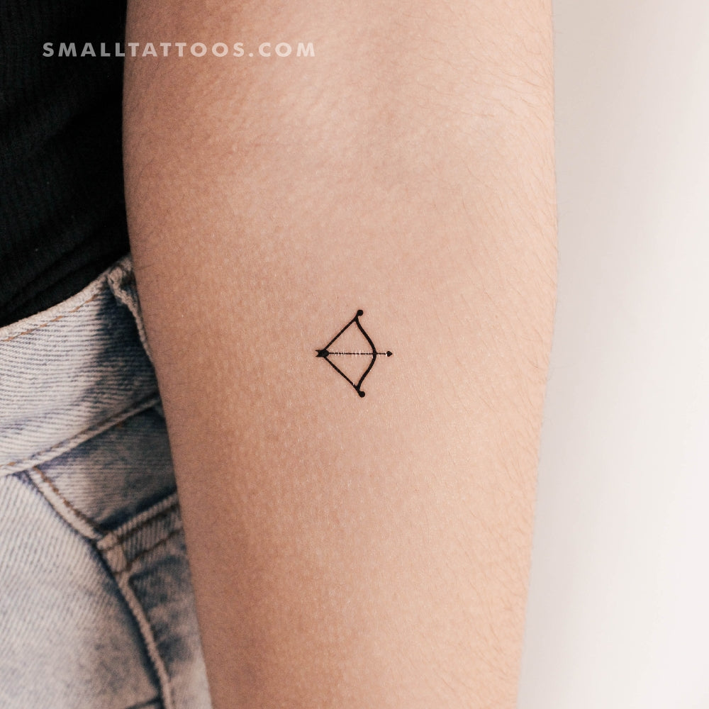 Small Fine Line Arrow Tattoo Idea