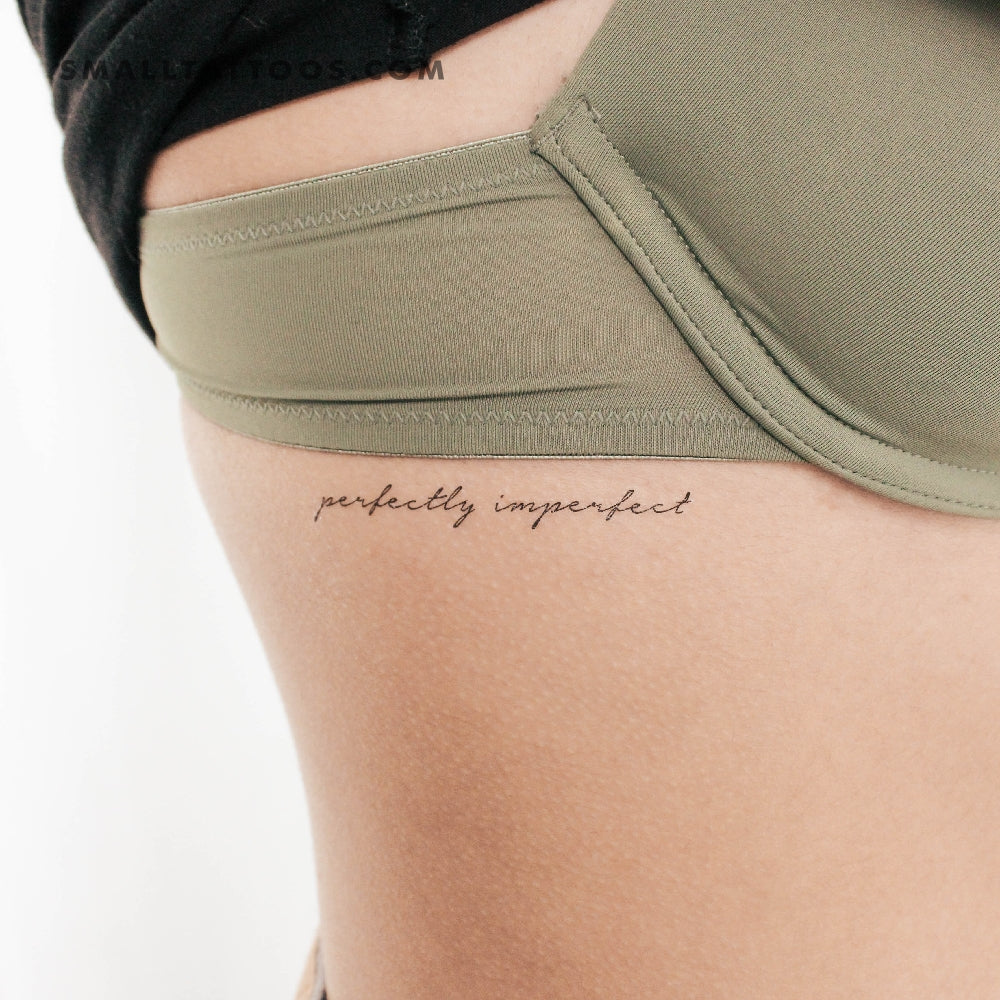 Perfectly Imperfect Temporary Tattoo (Set of 3)