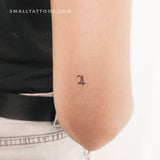 Jupiter Planetary Symbol Temporary Tattoo (Set of 3)