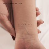 Uppercase Vis Ta Vie Temporary Tattoo (Set of 3)