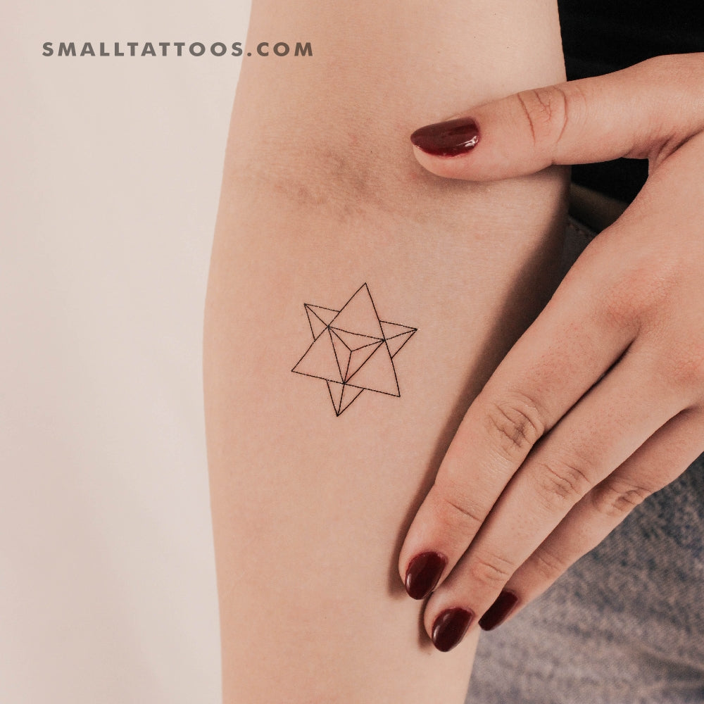 Merkaba Temporary Tattoo (Set of 3)