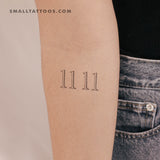 11 11 Aniston Temporary Tattoo (Set of 3)