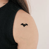 Bat Temporary Tattoo - Set of 3