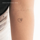 Love For Travel Temporary Tattoo (Set of 3)