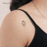 Lion Portrait Temporary Tattoo (Set of 3)