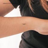 Minimalist Seagull Temporary Tattoo (Set of 3)